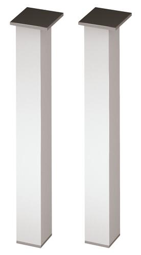 Lot de 2 pieds aluminium réglables pour meuble
